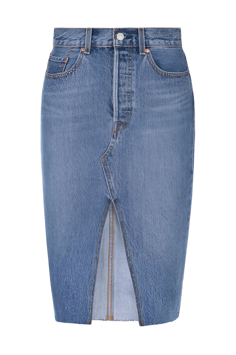 MLadies High Rise Front Slit Skirt