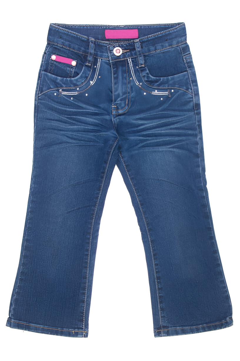 Girls Basic Flare Jeans