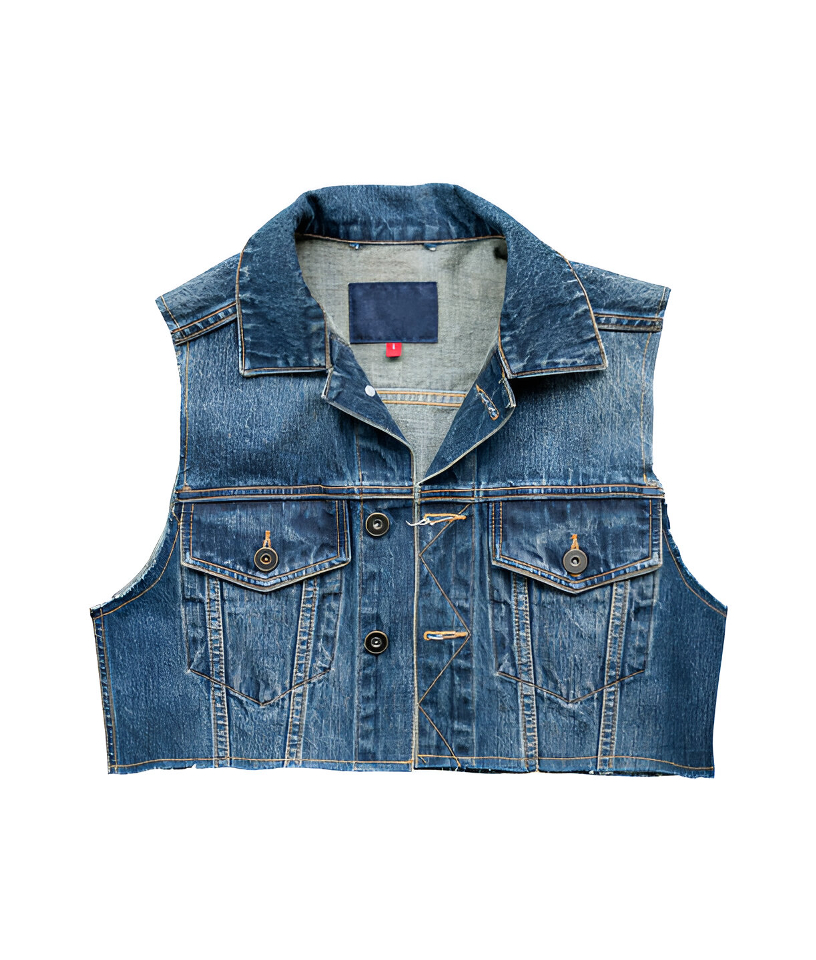 Ladies Denim Vest
