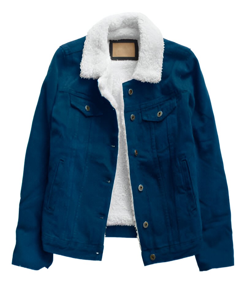 Men's Twill Sherpa Jacket
