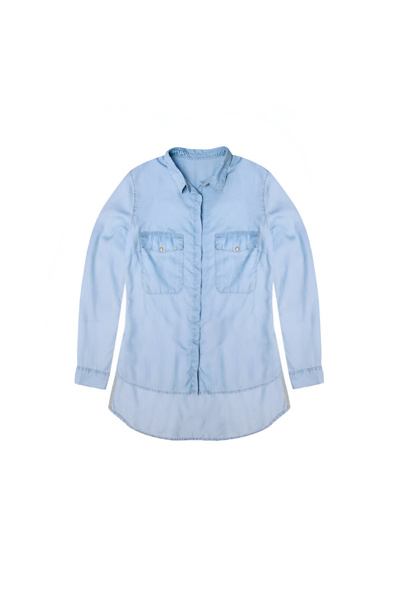 Ladies denim Tunic Shirt