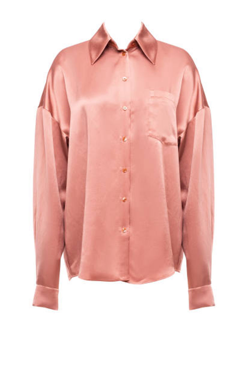 Ladies Oversized Button-up Shirt